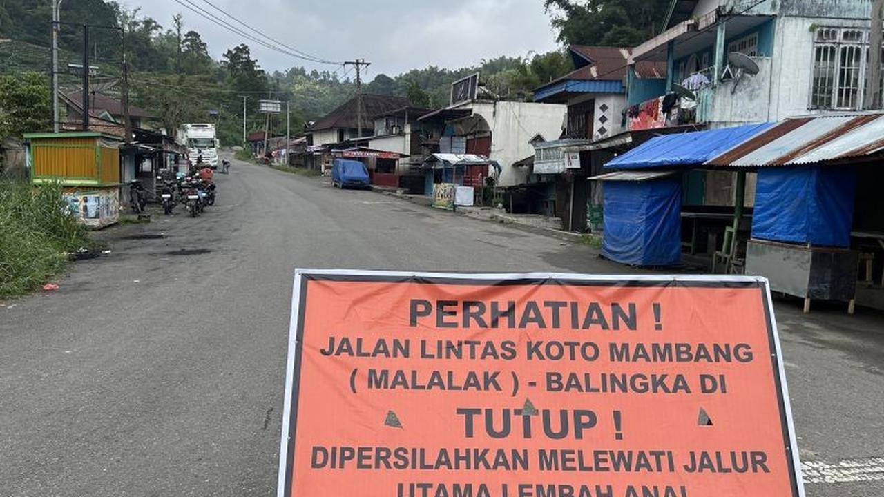 Pemprov Sumbar Pastikan Penutupan Jalur Malalak demi Keamanan Pemudik Lebaran 2026