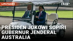 Jokowi Sopiri Gubernur Jenderal Australia Saat Keliling Istana Bogor