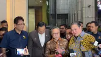 Menteri Keuangan (Menkeu) Purbaya Yudhi Sadewa usai rapat dewan pengawas Danantara. (Foto: Liputan6.com/Tira Santia)