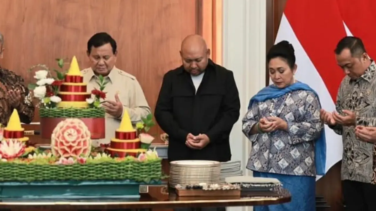 Syukuran Kecil Ulang Tahun ke-74 Prabowo Digelar di Istana