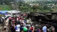 Kecelakaan maut terjadi di jalur wisata Desa Ciloto, Puncak, Cianjur. (Liputan 6 SCTV)