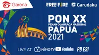 PON Papua 2020 cabor eSports divisi Free Fire. (Ist)