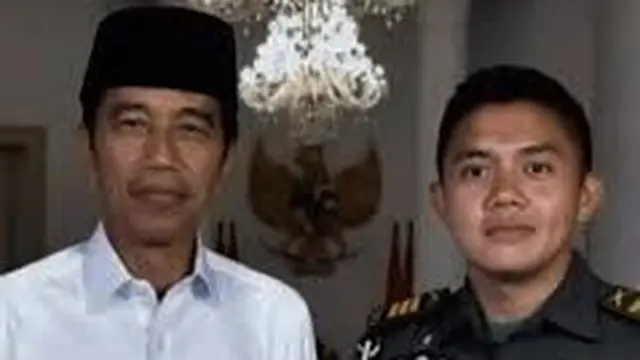 Potret Presiden Joko Widodo dan Mayor Teddy (Sumber: Merdeka.com)