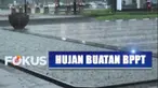 Demi aliri air di tiga waduk pemasok listrik Jawa-Bali, BPPT membuat hujan buatan untuk kawasan Bandung, Jawa Barat.
