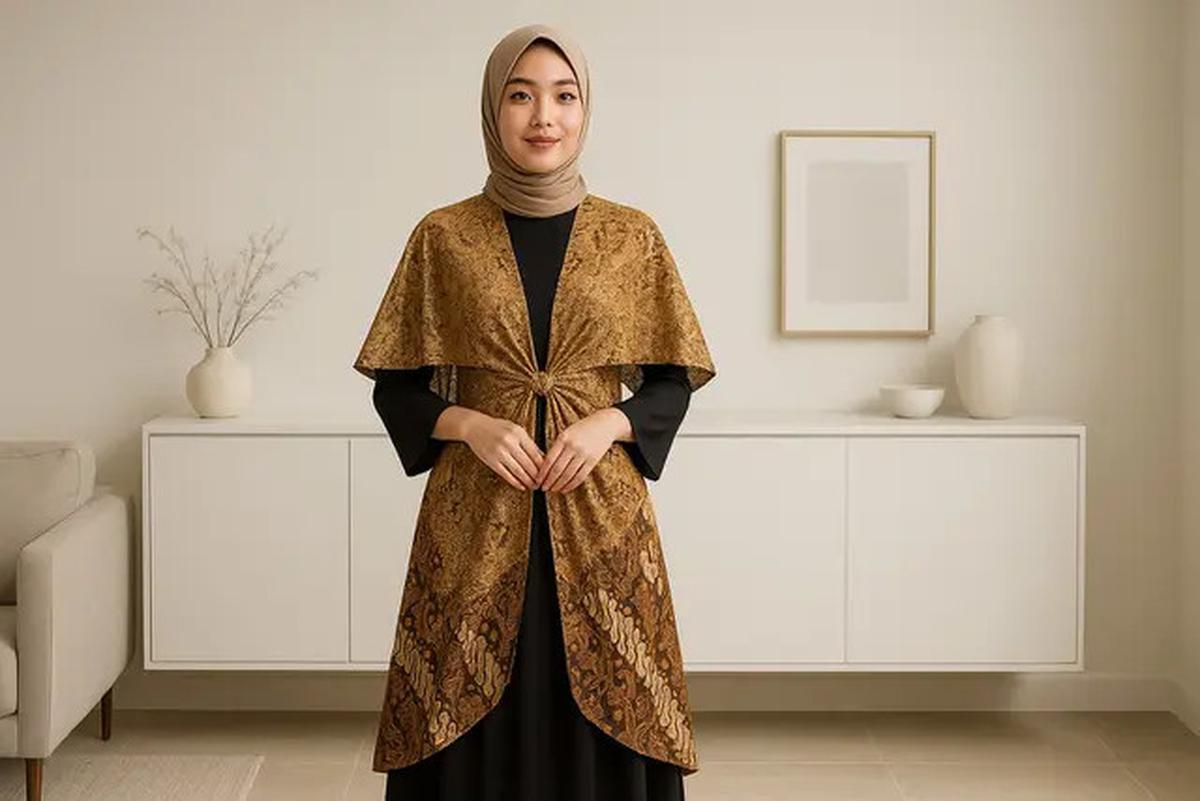 7 Outer Batik Kondangan yang Elegan dan Kekinian, Bisa Dipadukan dengan Gamis hingga Rok Tulis