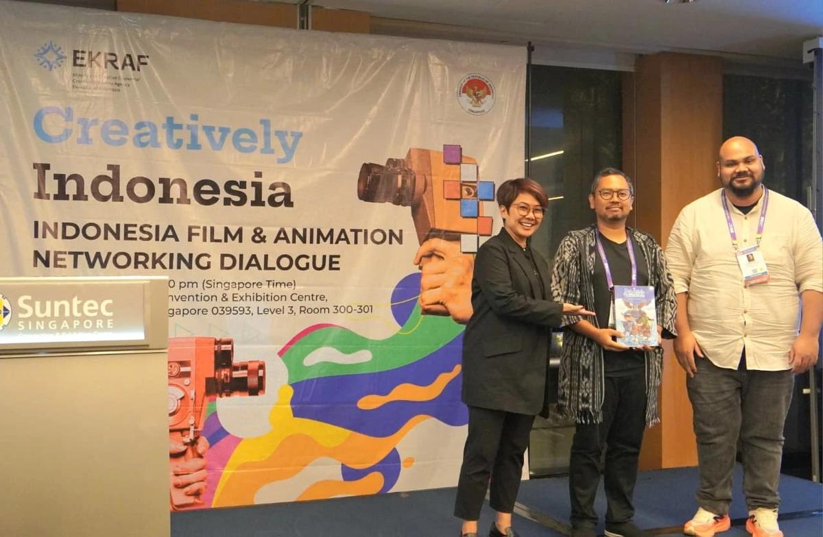 Deputi Bidang Kreativitas Media Kementerian Ekraf Agustini Rahayu di ajang Asia TV Forum & Market (ATF) 2025