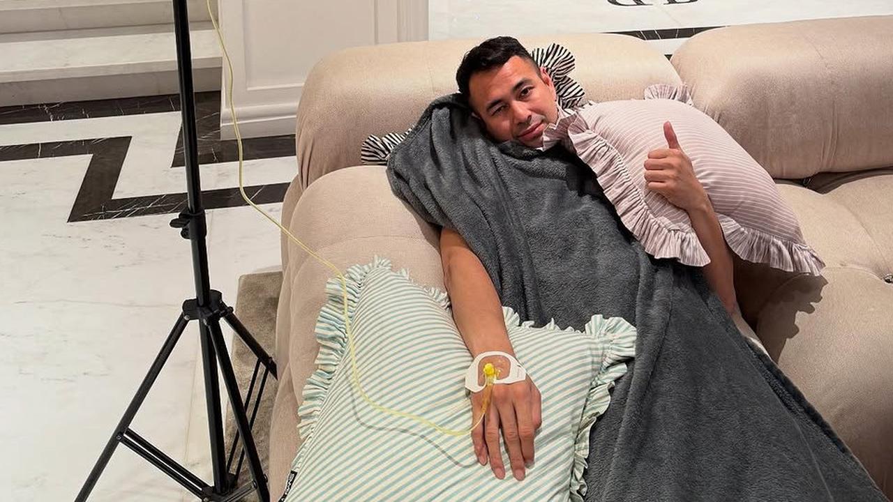 Raffi Ahmad Unggah Foto Pakai Infusan, Sakit Apa?