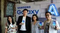 Samsung kembali memperlihatkan kebolehan smartphone terbarunya -- Galaxy A8 yang dikhususkan untuk kalangan anak muda