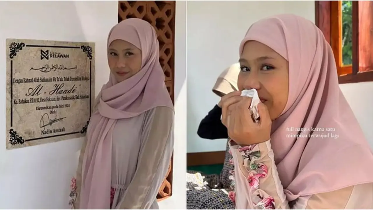 7 Momen Nadin Amizah Resmikan Musala yang Dibangunnya, Jadi Mimpi yang Terwujud