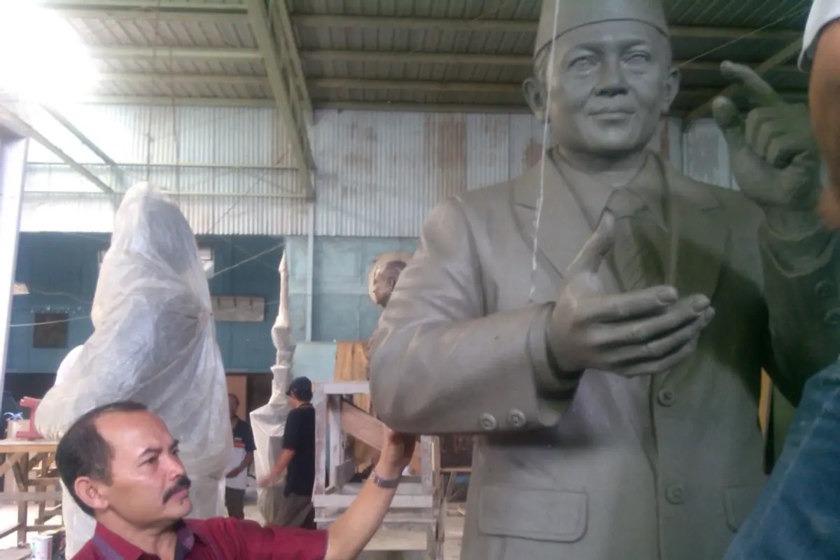 Ini Cerita Dibalik Pembutan Patung 6 Presiden RI
