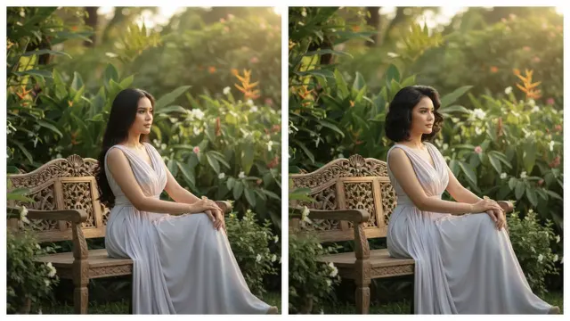 Prompt Gemini AI untuk Coba Gaya Rambut Pendek Wanita