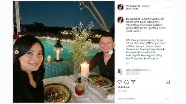 Titi Kamal dan Christian Sugiono