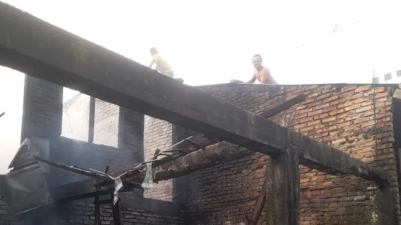 Kebakaran di Medan