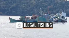 Penenggelaman kapal-kapal ikan milik asing yang dipimpin langsung oleh Menteri Kelautan dan Perikanan Susi Pudjiastuti dilakukan di dua titik di Kalimantan Barat.