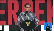 Mendikbud Ristek Nadiem Anwar Makarim pada acara Merdeka Belajar: Dana Abadi Perguruan Tinggi di Jakarta, Senin (27/6/2022).