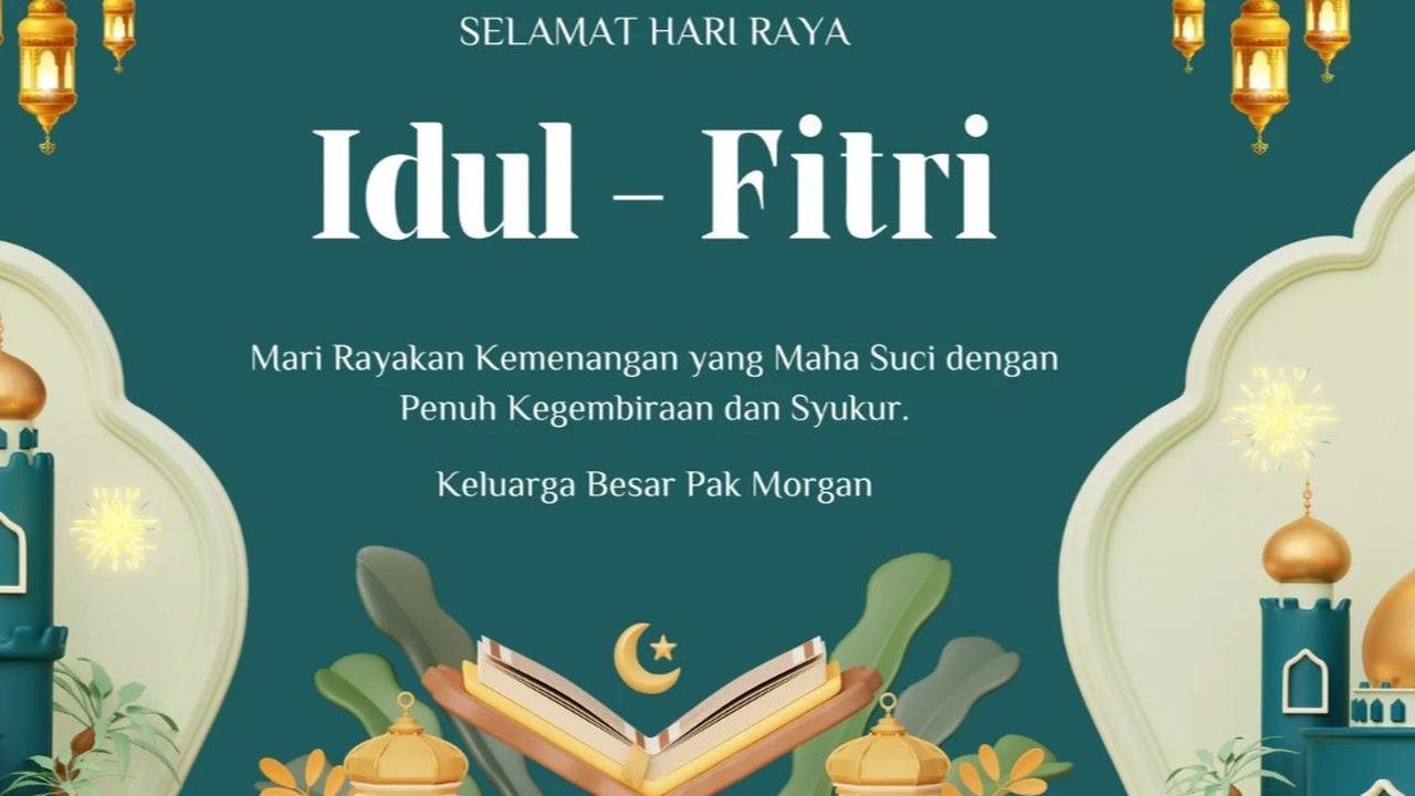 Cara Mudah Membuat Kartu Ucapan Idul Fitri 1446H yang Unik dan Personal