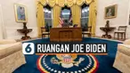 Kantor Oval, sebutan bagi ruang kerja Presiden Amerika Serikat, kerap mendapat perubahan setiap kali presiden baru pindah ke Gedung Putih. Tak terkecuali Joe Biden yang mendekor ulang ruangan kerja mantan Presiden Donald Trump tersebut.
