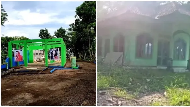 7 Potret Makam Nike Ardilla Usai 26 Tahun Berlalu, Gedung untuk Fans Terbengkalai
