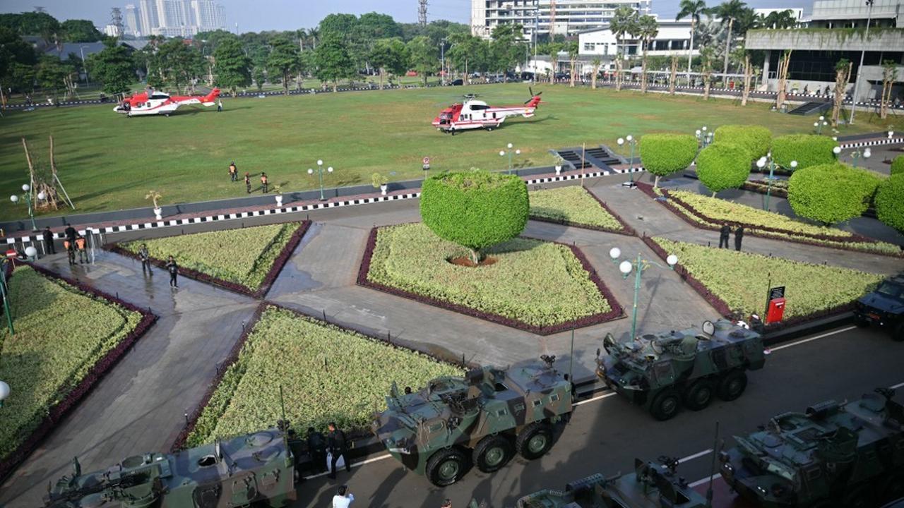 Pengamanan ketat Pelantikan Prabowo-Gibran di Gedung MPR/DPR