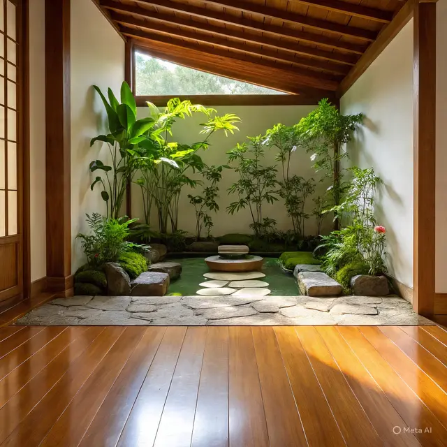 Rumah Sederhana 9x12 dengan Taman