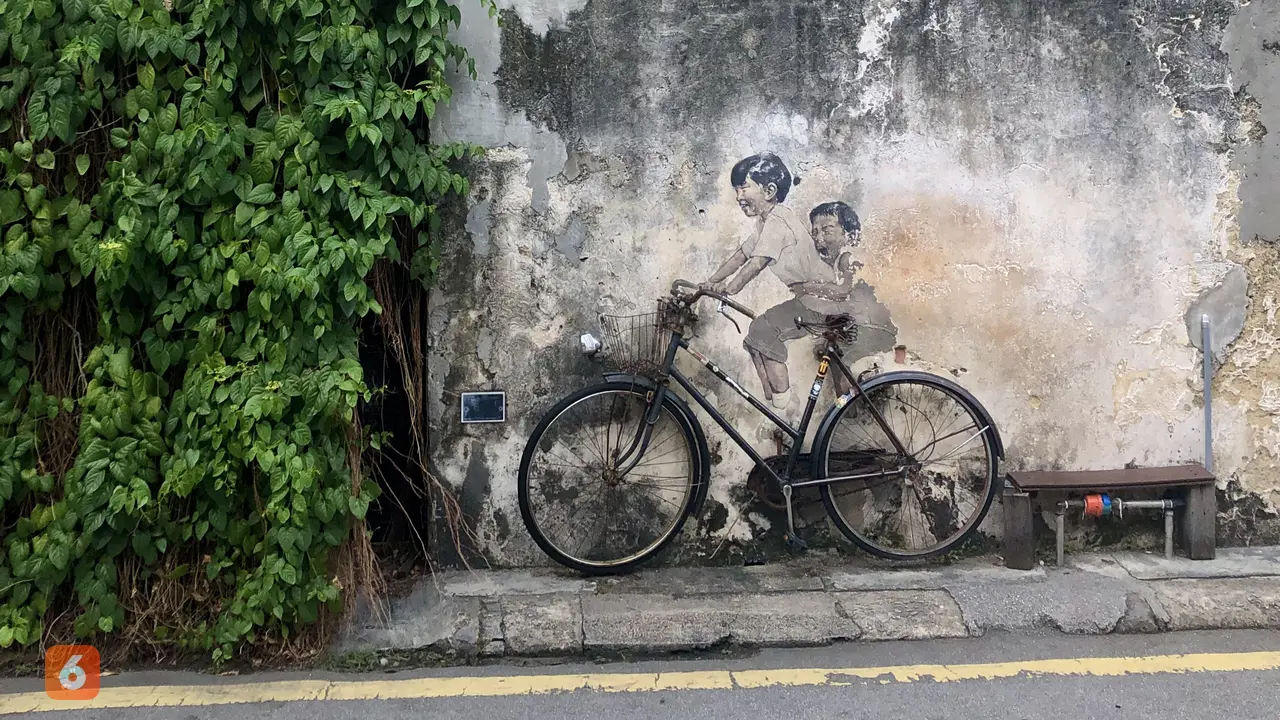 Mural di Penang Malaysia