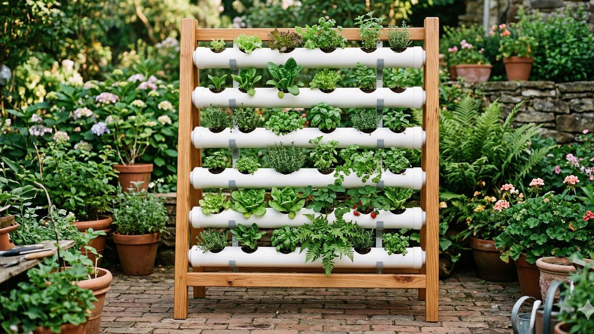 7 Ide Rak Tanaman dari Paralon Bekas yang Unik dan Hemat Biaya