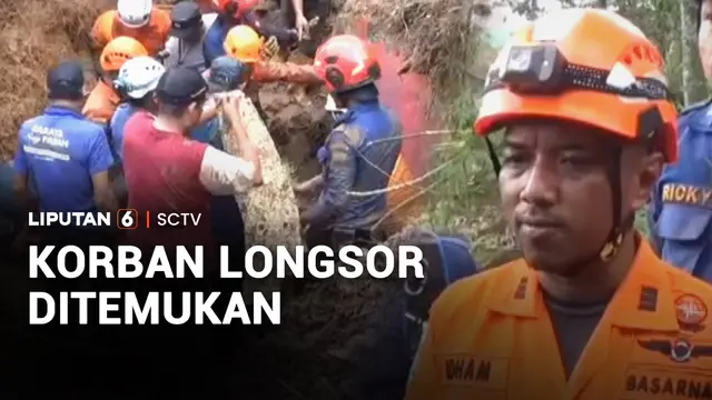 Korban Longsor di Sumedang Ditemukan