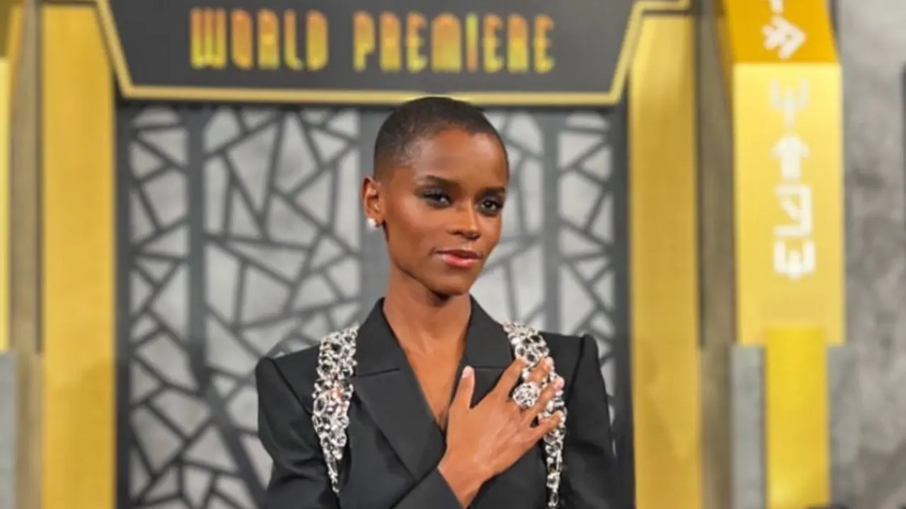 Letitia Wright di premier Wakanda Forever dok Marvel