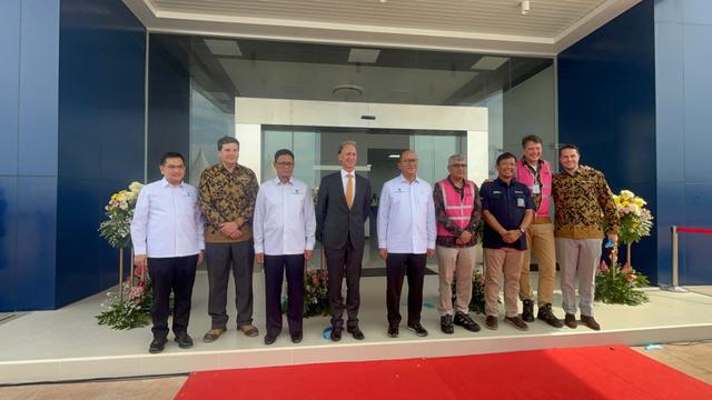 Menteri Investasi Rosan Roeslani meresmikan pabrik PT Wavin Manufacturing Indonesia  di Kawasan Industri Terpadu (KIT) Batang, Jawa Tengah. (Istimewa)