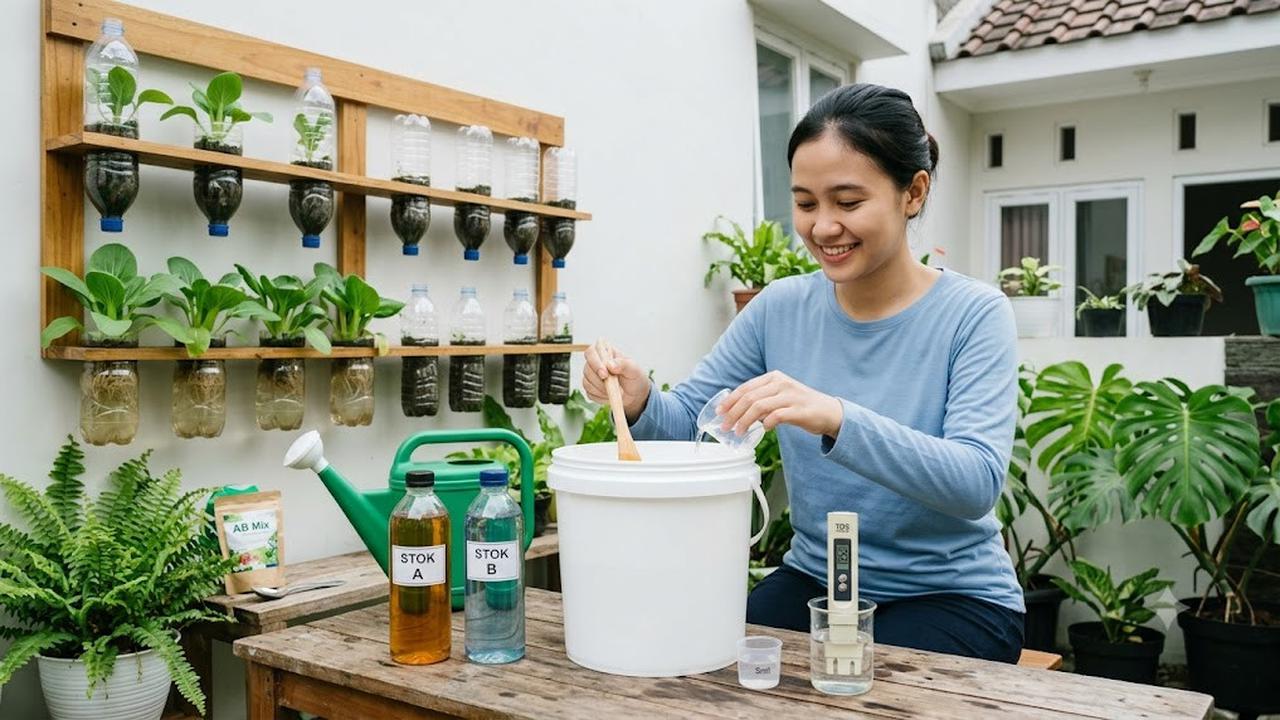 Cara Menanam Pakcoy Hidroponik di Botol Plastik Bekas
