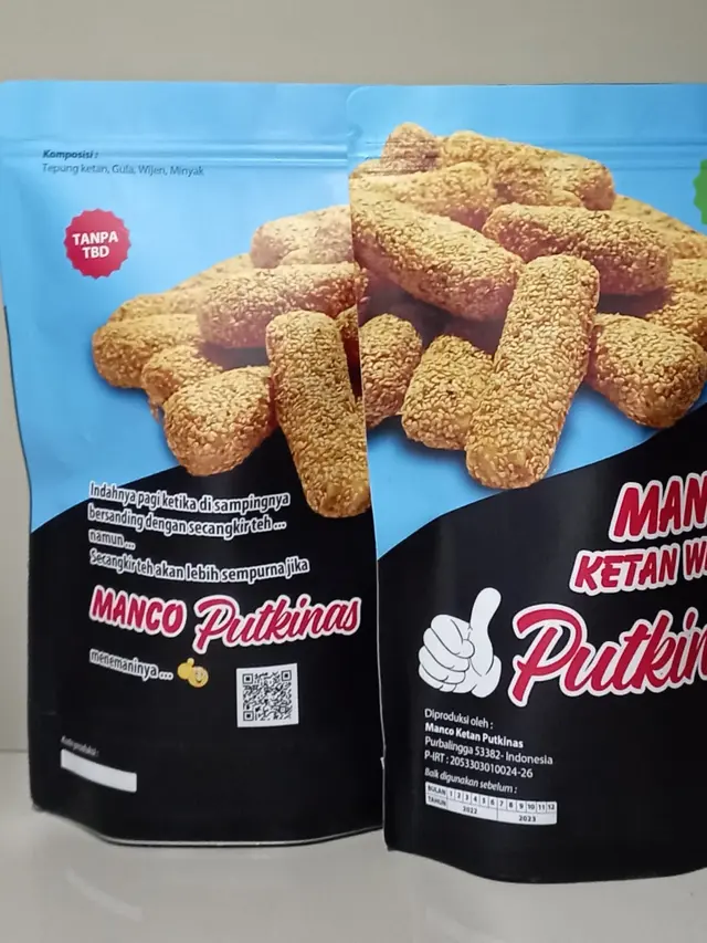 Manco, kue kering gurih bertabur wijen. (Foto: Dinkominfo Purbalingga)