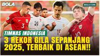 Bukan Kebetulan! Deretan Rekor Luar Biasa Timnas Indonesia Sepanjang 2025: Jadi Tim ASEAN Terbaik!