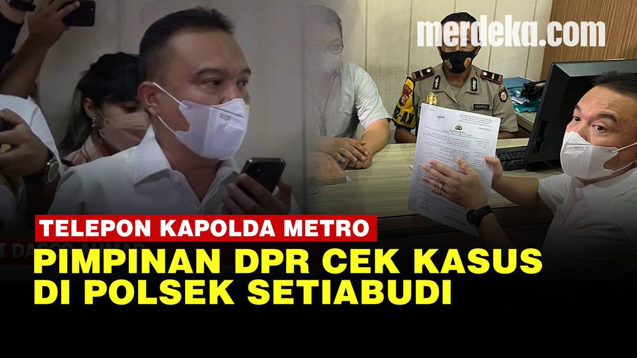 VIDEO: Ditugaskan Puan Maharani, Pimpinan DPR Sufmi Dasco Datangi Polsek Setiabudi