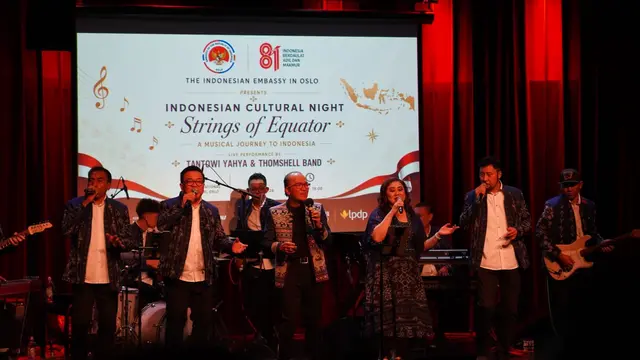 Tantowi Yahya dan Thomshell Band merampungkan misi diplomasi budayaLewat Konser "Strings of Equator - musical journey to Indonesia". (ist)