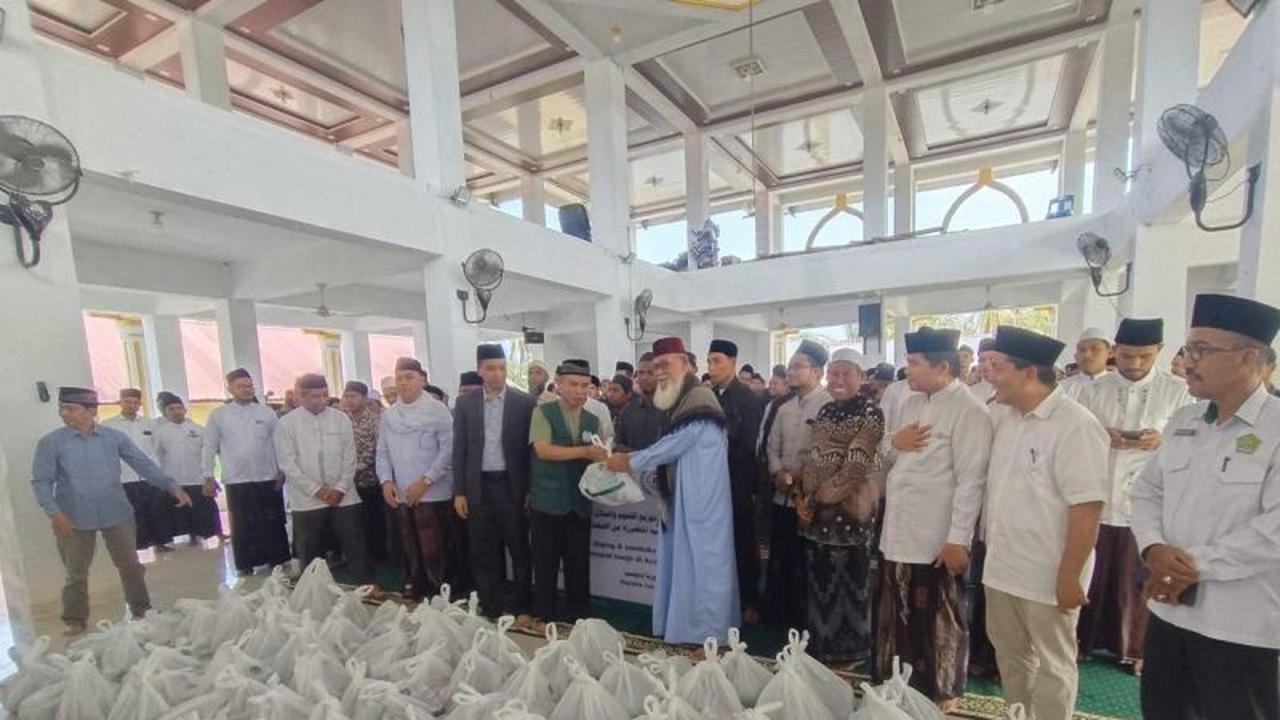 PWNU Aceh Tuntaskan Penyaluran Bantuan Liga Muslim Dunia untuk Meugang Pascabencana