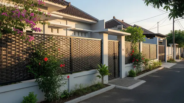Model Pagar Rumah untuk Pemilik yang Sering Bepergian