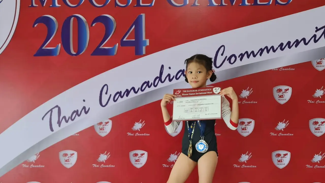 Jovina Jtwins Harumkan Nama Indonesia di Kejuaraan Gymnastics di Thailand, Sabet 2 Medali Emas