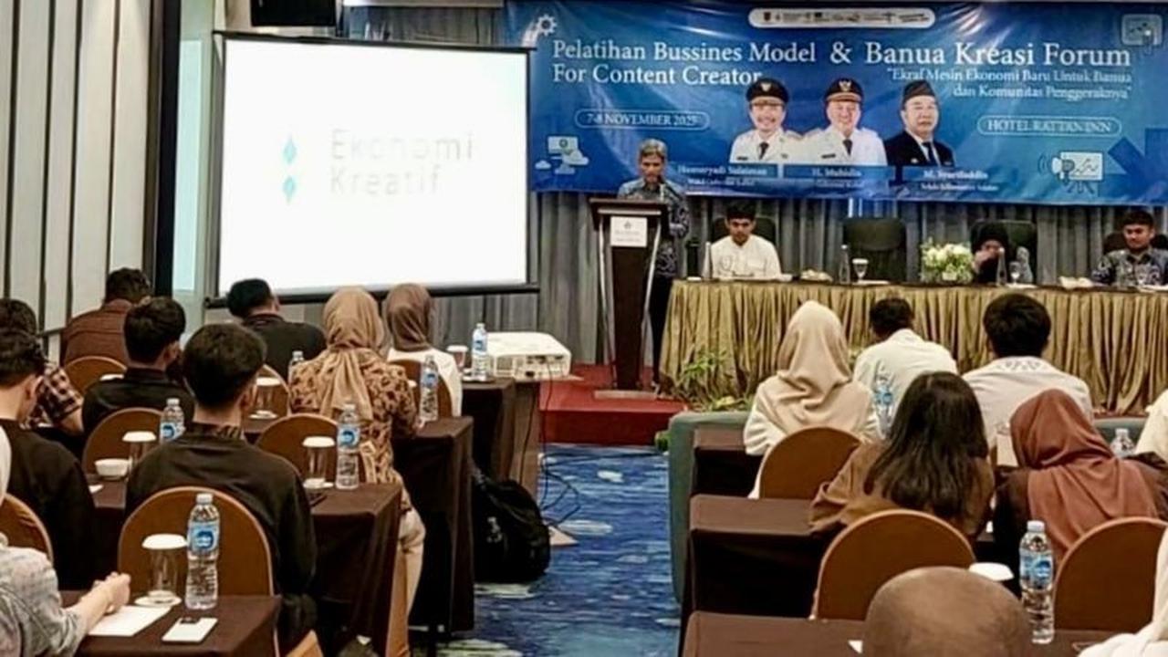 Dispar Kalsel Bekali Konten Kreator dengan Model Bisnis Ekonomi Kreatif, Dorong Potensi Banua