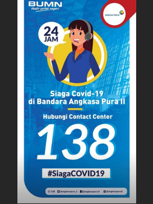 Siaga Virus Corona Angkasa Pura Ii Buka Contact Center Di 138 News Liputan6 Com