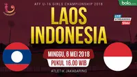 AFF U-16 Putri Laos Vs Indonesia (Bola.com/Adreanus Titus)