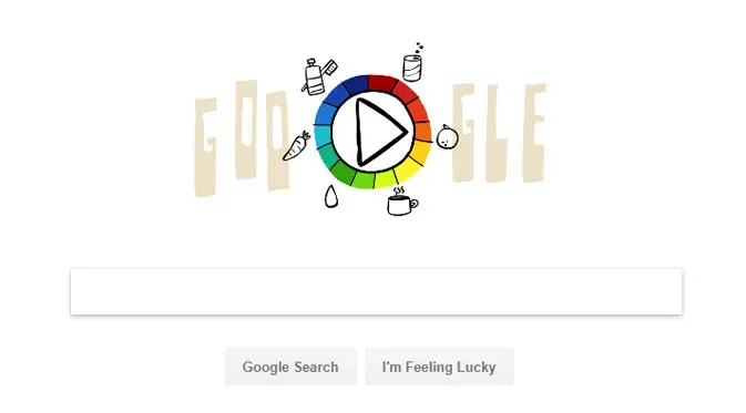 S.P.L. Sorensen tampil sebagai Google Doodle, Selasa (29/8/2018). (Doc: Google)