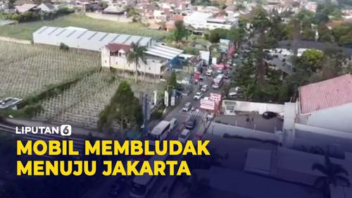 VIDEO: Pantauan Udara, Antrean 5 KM Menuju Jakarta