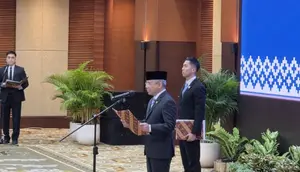 Suahasil Lantik 5 Pejabat Eselon I, Ini Daftarnya