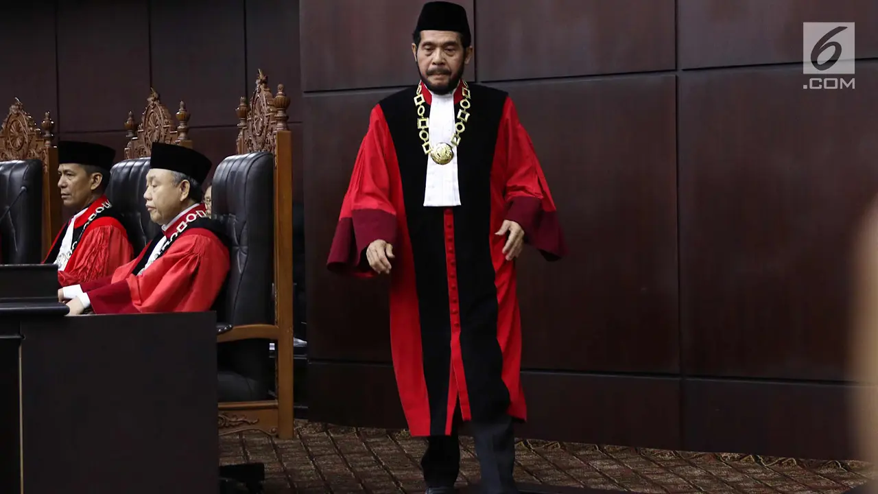 Anwar Usman Bacakan Sumpah Jabatan Ketua MK