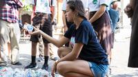 Aktivitas Melati Wijsen bersama Bye Bye Plastic Bags di Bali, 2019. Dok: Melati Wijsen