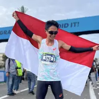 Robi Syianturi Kembali Pertajam Rekor Nasional Half Marathon di Casablanca Marathon 2025.