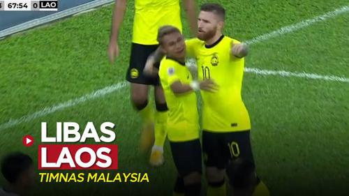 VIDEO: Timnas Malaysia Libas Laos 5-0 di Grup B Piala AFF 2022