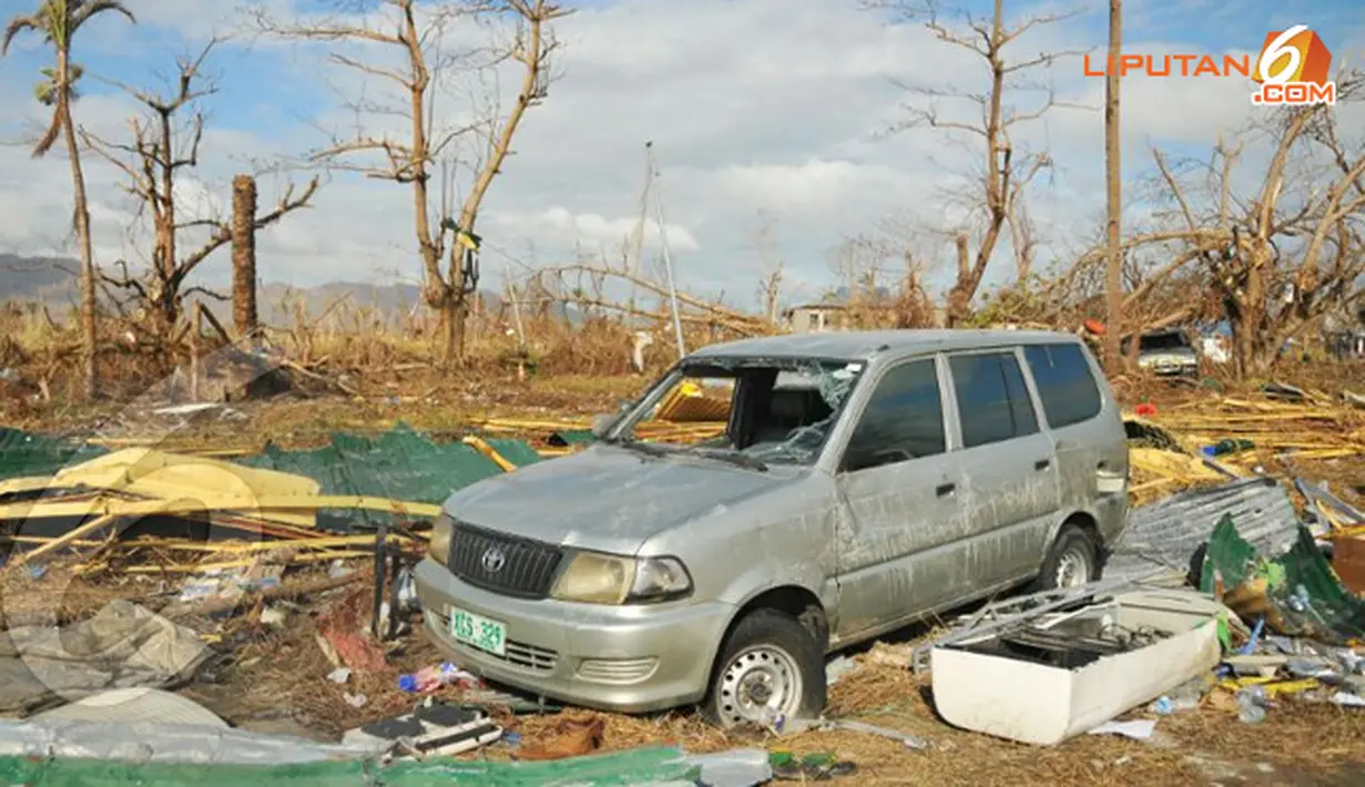 Di kota Tacloban, beberapa harta benda rusak dan ditinggalkan sementara oleh warganya (Liputan6.com/Fahrizal Lubis)