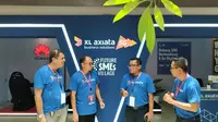 Hadir di KTT G20 XL Axiata Business Solutions Unjuk Solusi 5G Smart Mining dan Solusi untuk UMKM (Dewi Divianta/Liputan6.com)