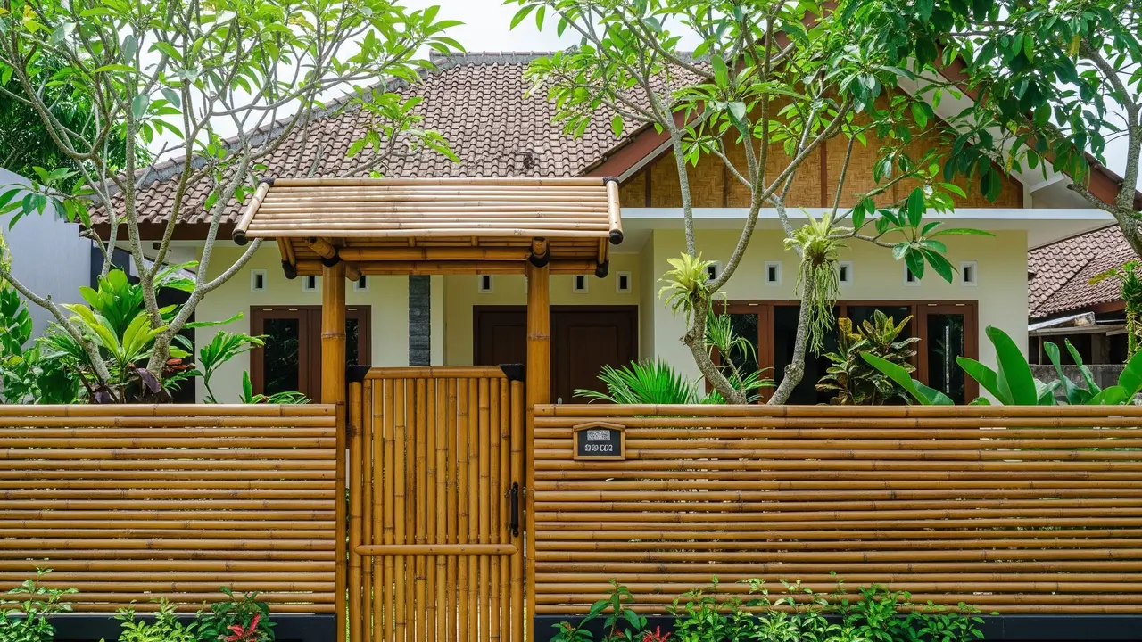 Model Pagar Bambu yang Bikin Rumah Desa Terlihat Artistik dan Murah, Estetik Tanpa Ribet